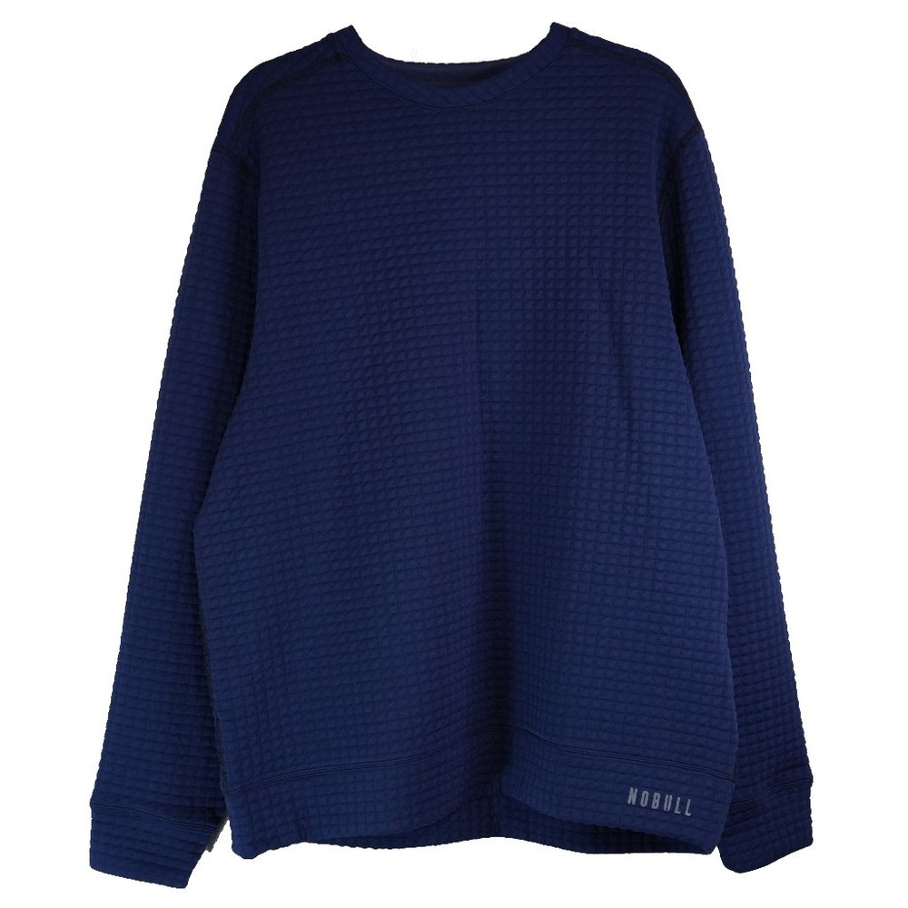 NoBull Men's Quilted Crew Pullover
